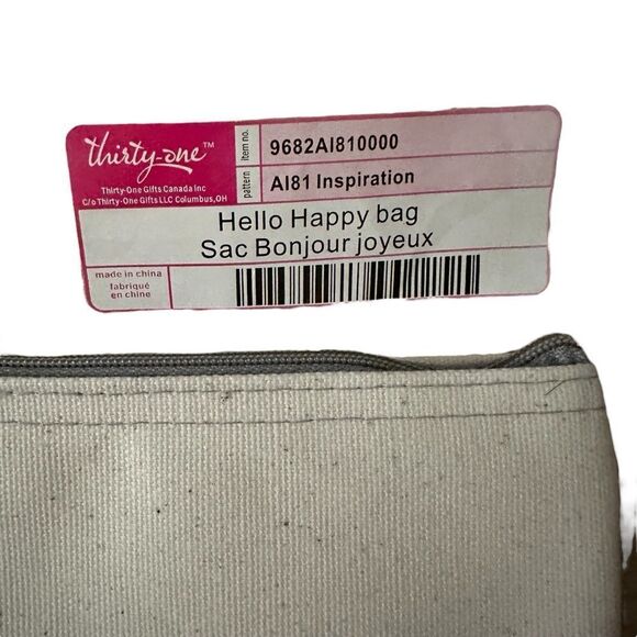 Thirty One ~ set of two~Canvas zipped pouch + Card Holder w/ Motovational Cards - Picture 4 of 11